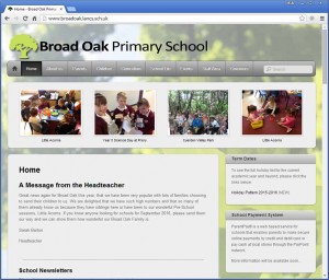 Broad Oak Primary School Penwortham website
